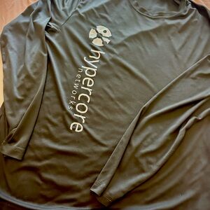 Men’s Sport-Tek Black Long Sleeve Fishing Shirt.  Size Large.  EUC